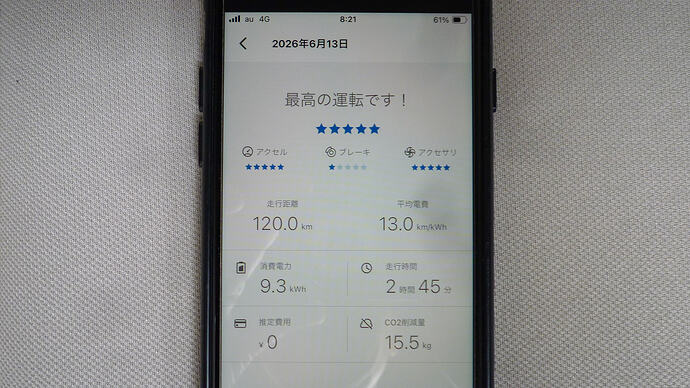 「最高の運転です！」の言葉が素直にうれしい。
