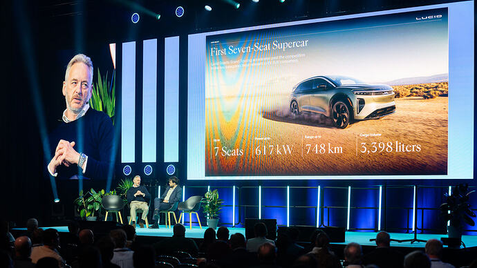 Lucid Europe 社長のHamilton氏（Nordic EV Summit / Thought Leader Global Media）