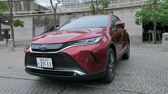 この日の試乗会の主役は新型ハリアー、でした。
