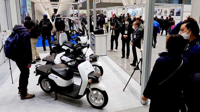 Honda の出展ブース。