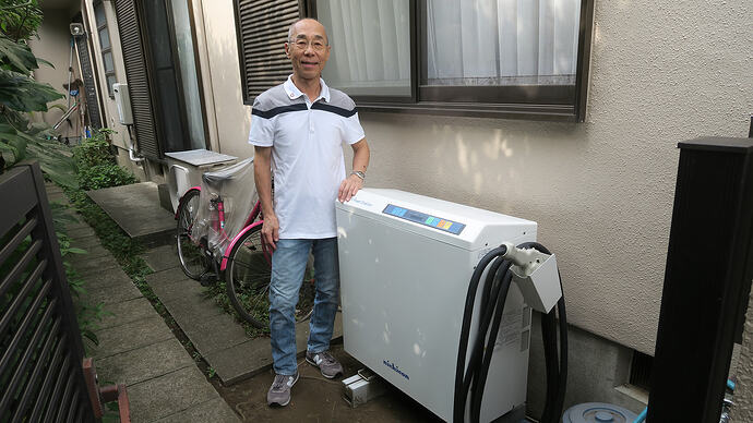 自宅に導入したV2H機器による基礎充電だけでほとんど運用できている。