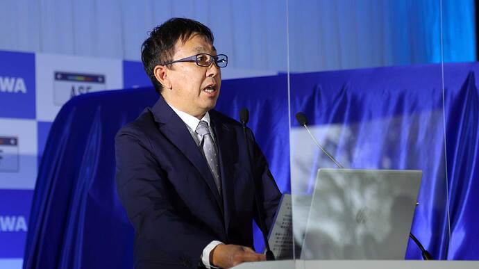 ASFの飯塚裕恭代表取締役社長。
