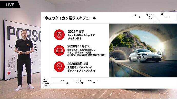 プレスカンファレンスライブから引用。