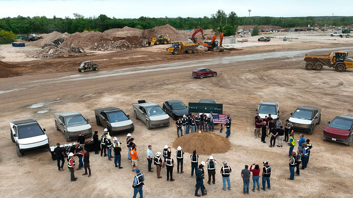 テラファブ構想が開始（画像：Tesla Inc）。