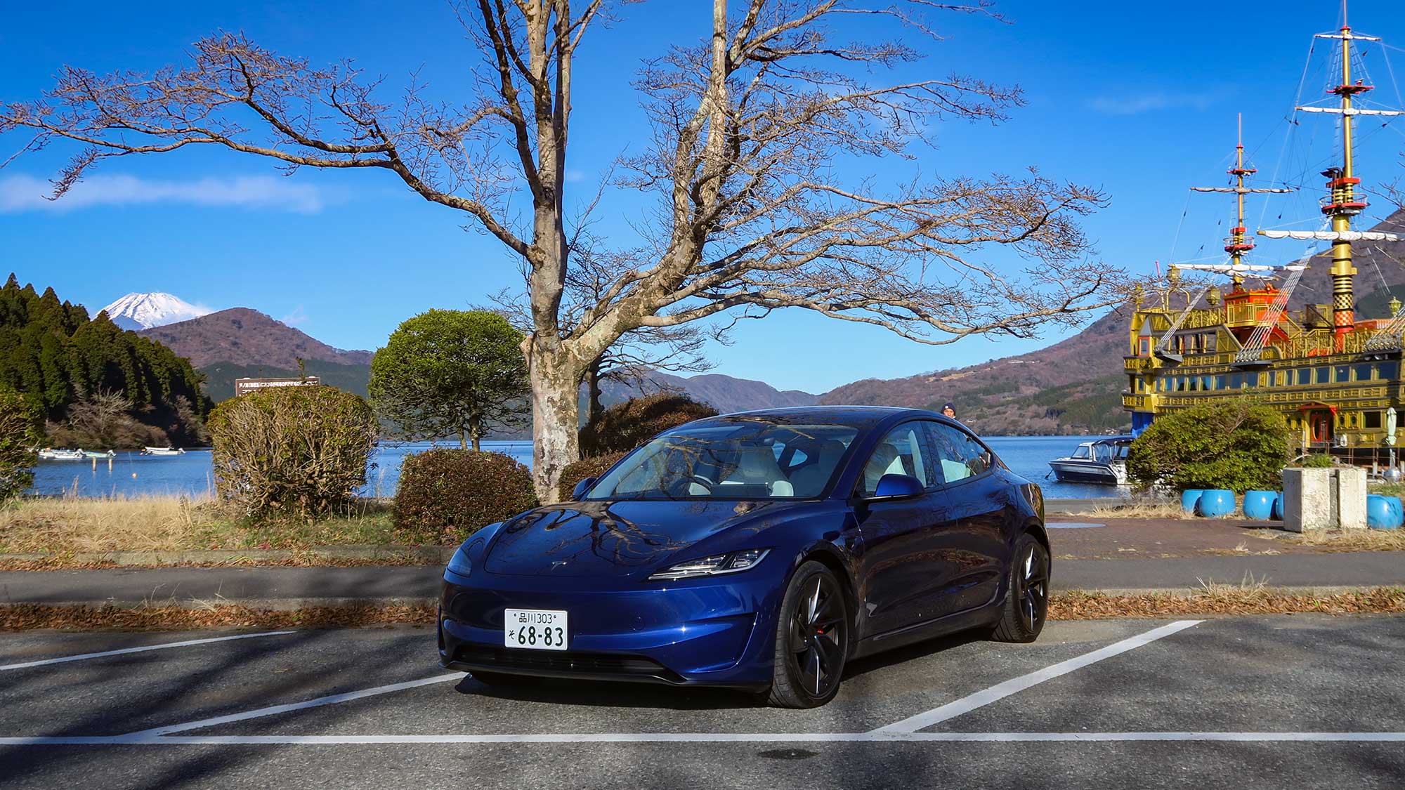 テスラ『モデル3パフォーマンス』を箱根で満喫／電気自動車の「伝説