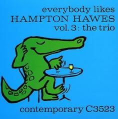 "Everybody Likes Hampton Hawes" は、いわゆるthe trioと呼ばれる3枚のアルバムのうちの3枚目。軽快な中にも、しっかりとしたBebopらしいリズムラインがあり、何度聴いても飽きない名盤。ホーズは進駐軍の一員として来日していたこともあり、日本のジャズメンからは「馬さん」と呼ばれていた。horseに近い名だったから、そう付けたのであろう。著者のCDコレクションより撮影。