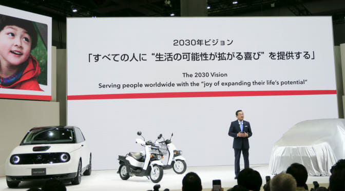 東京モーターショー2019で日本初登場『Honda e』の「質感」を確かめてみた