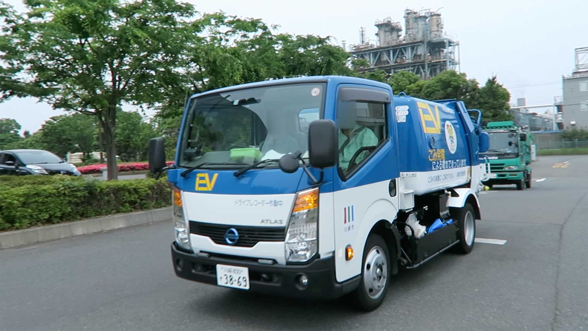 川崎市で活躍するevゴミ収集車のバッテリー交換シーンを見てみたい Evsmartブログ