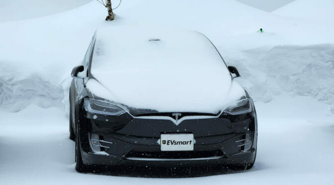 電気自動車テスラ『モデルX』で冬の奥志賀と軽井沢スキー／快適な経路充電インフラとは？