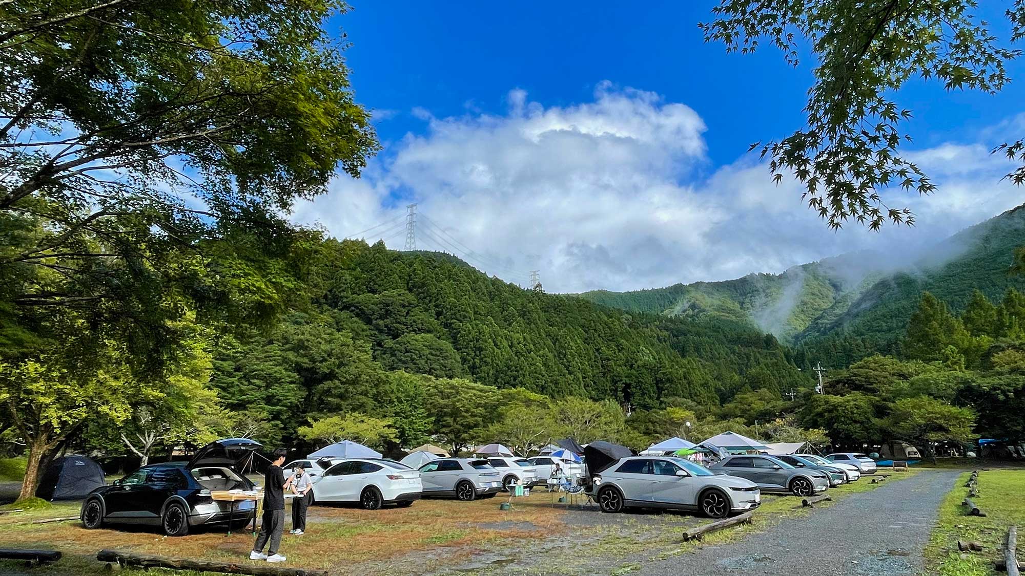 『IONIQ ELECTRIC CAMP 2023』電気自動車でオール電化キャンプを楽しんできました！