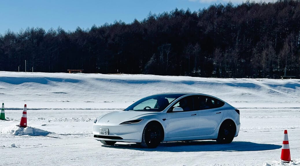 テスラ・ジャパンが開催した「女神湖 氷上ドライブ」イベント〜高度な制御による楽しさを体感