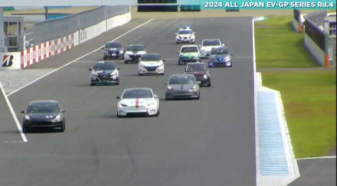 全日本EV-GP第4戦／テスラ モデルSプラッドのKIMI選手が年間王者にリーチ