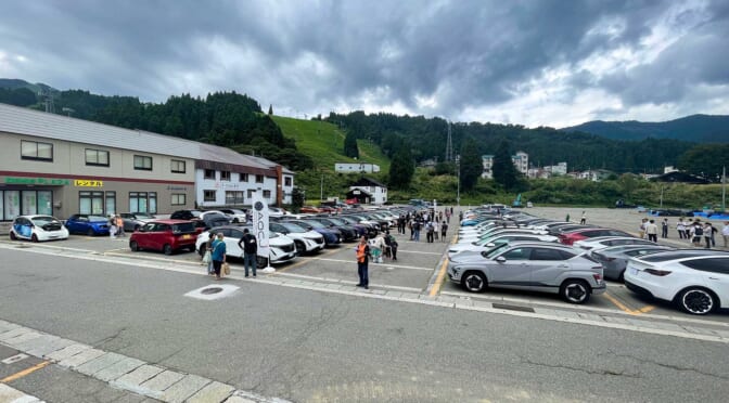 女性オーナー主催のイベントに102台の電気自動車が集結／新潟EVオフ会レポート