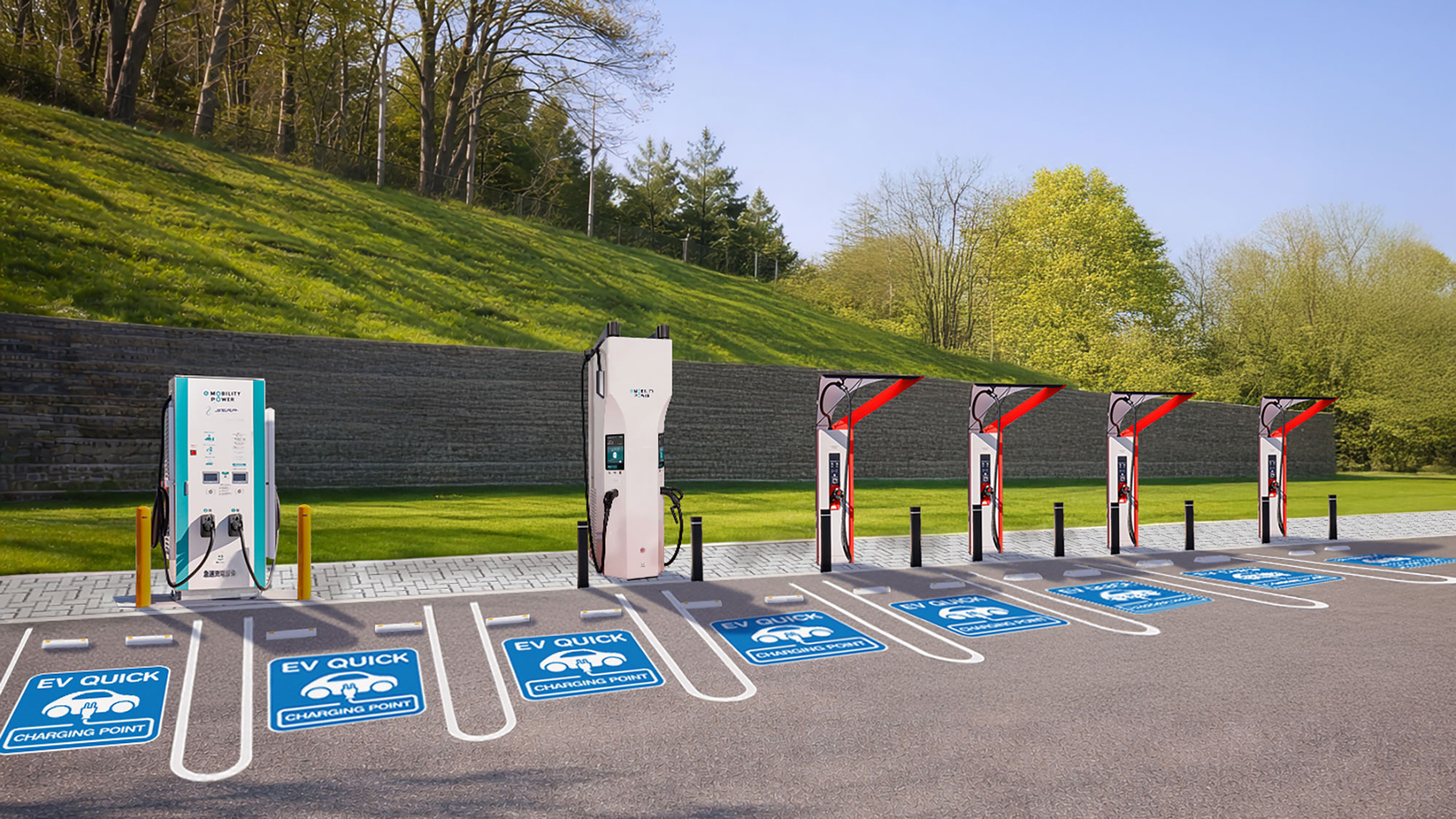 海老名サービスエリアに最大「350kW器」を日本国内初設置へ/「EV超急速充電」時代の幕開けか?