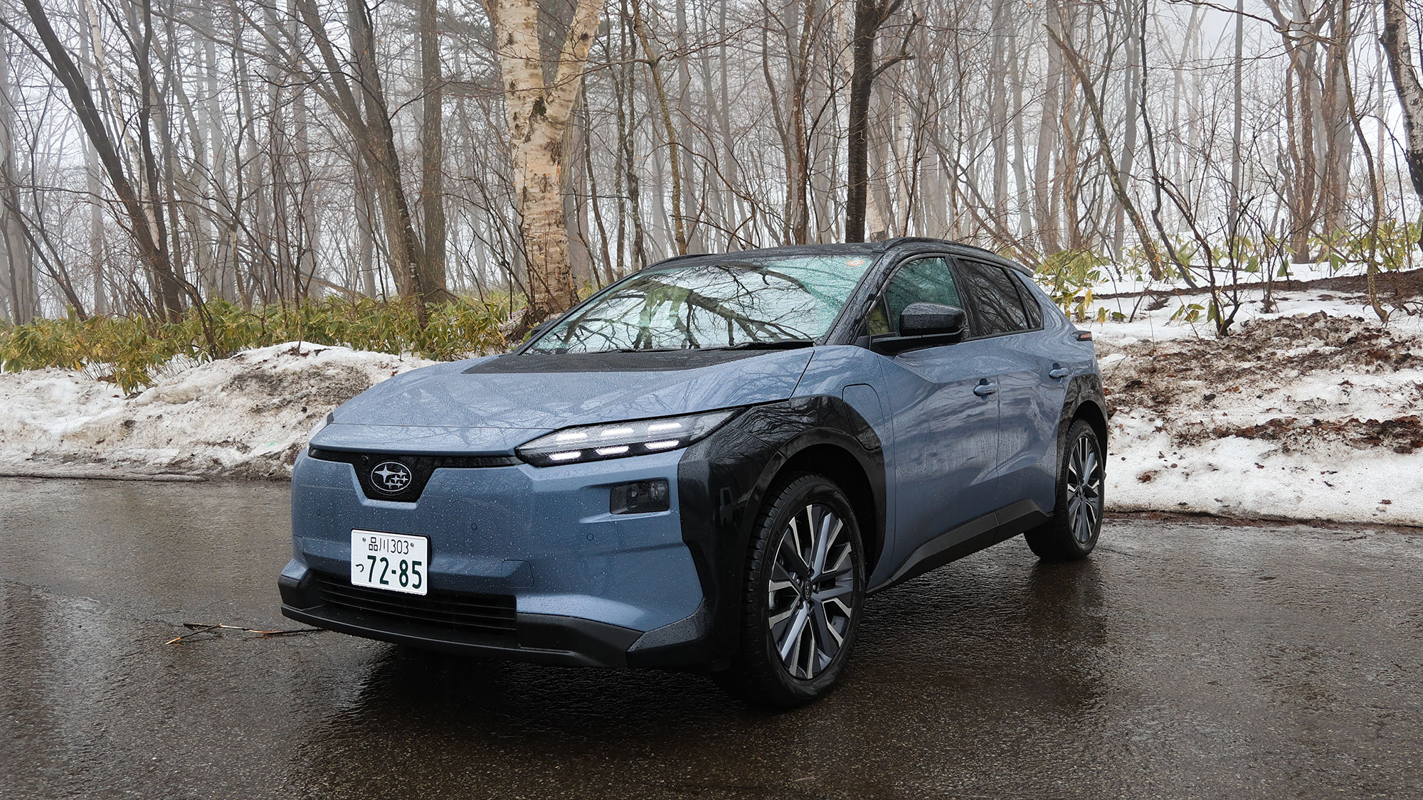 スバルの新型「ソルテラ AWD」で2月の草津温泉へ／「EVは航続距離が不安」という思い込みからの脱却を！